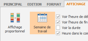 semaine de travail