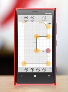 DrawPlan sur Windows Phone