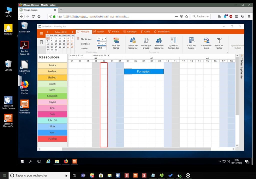 Planning Pro avec Cloud Desktop