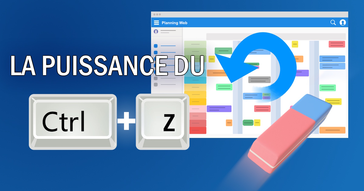 Annuler une modification sur un planning